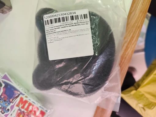 Customer photo review of FluffCatcher — Reusable Pet Hair Remover for Laundry