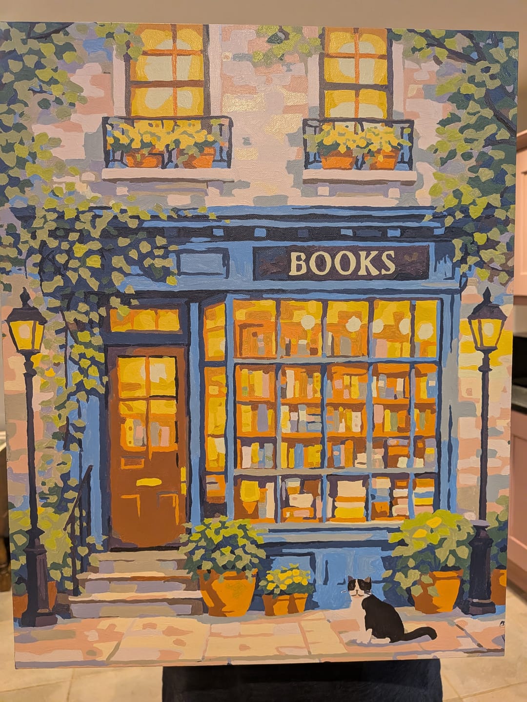 Customer photo review of Secret bookstore | Paint by Number