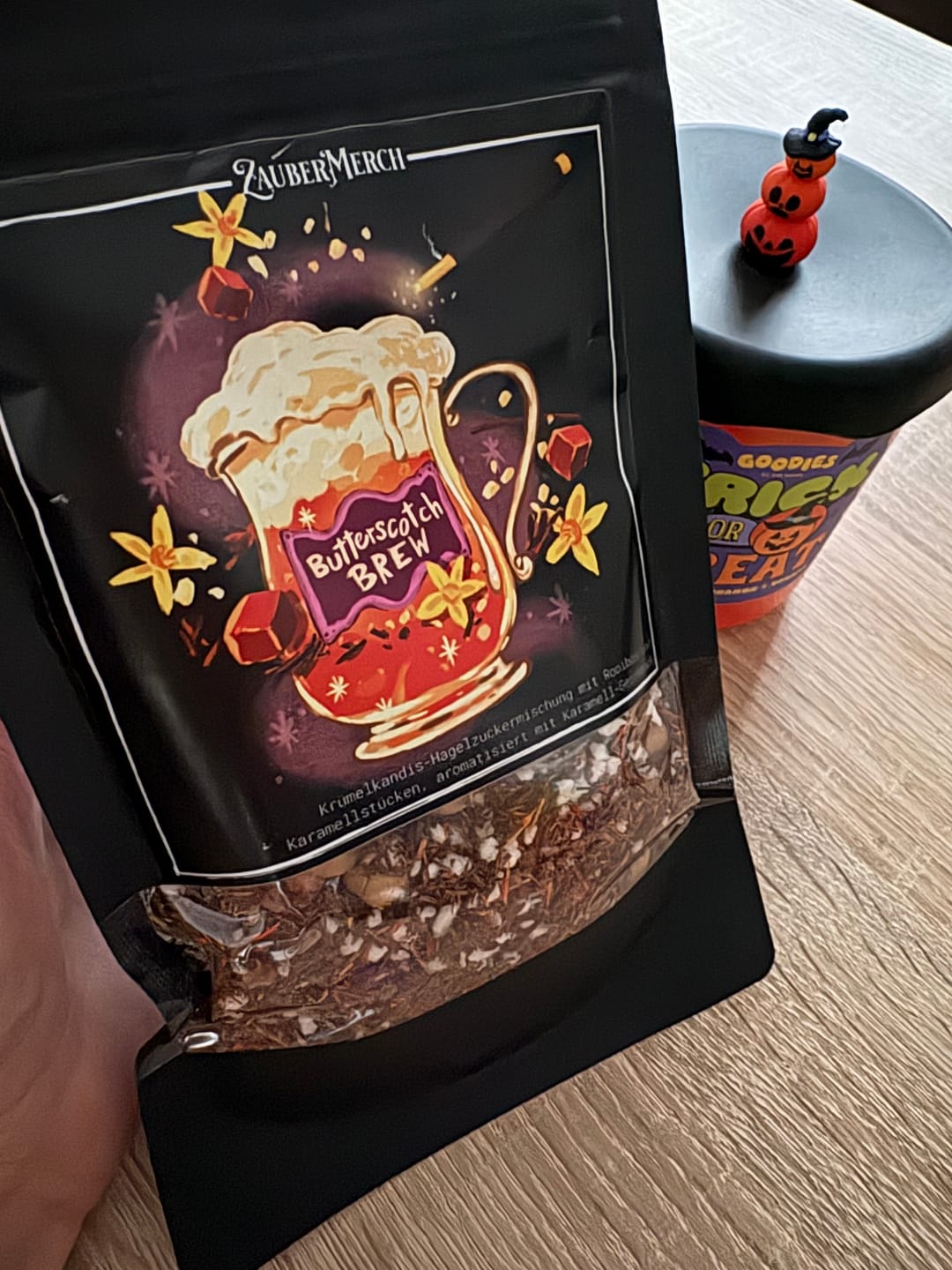 Customer photo review of Butterscotch Brew – Rooibos Tee Butterscotch Karamell