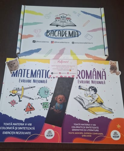 Recenzie cu fotografie de la un client despre Pachet Evaluare Națională (Română + Matematică) Bacademia