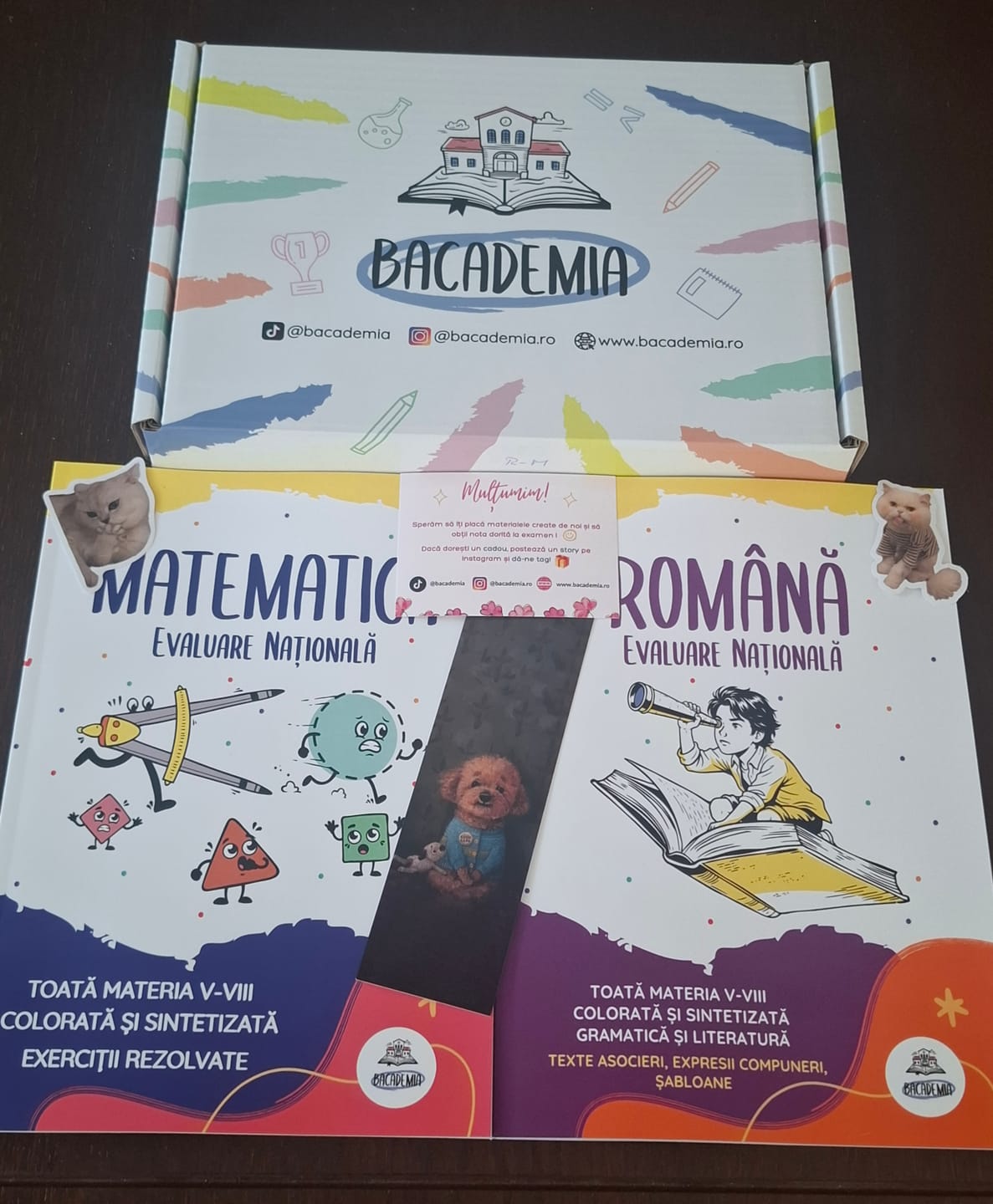 Customer photo review of Pachet Evaluare Națională (Română + Matematică) Bacademia