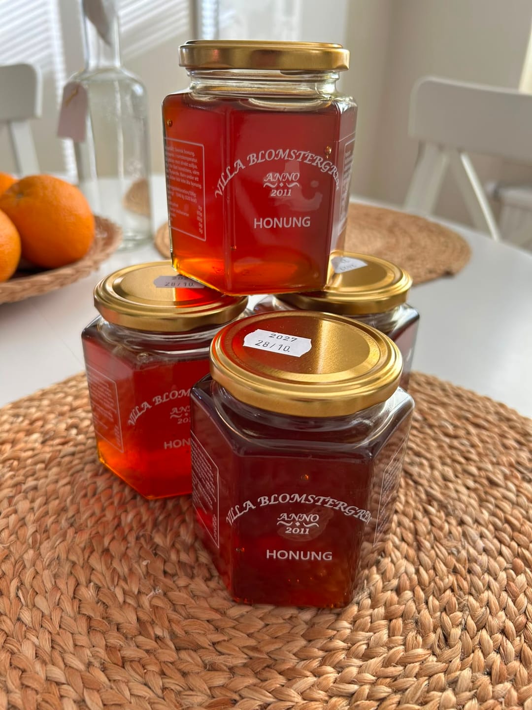 Customer photo review of Flytande honung 2 kg (4×500 g) – Svensk RAW honung
