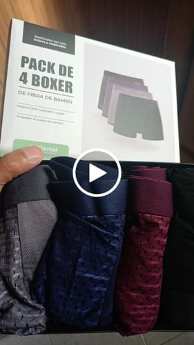 Customer photo review of Boxers Large Ultralivianos — Pack de 4