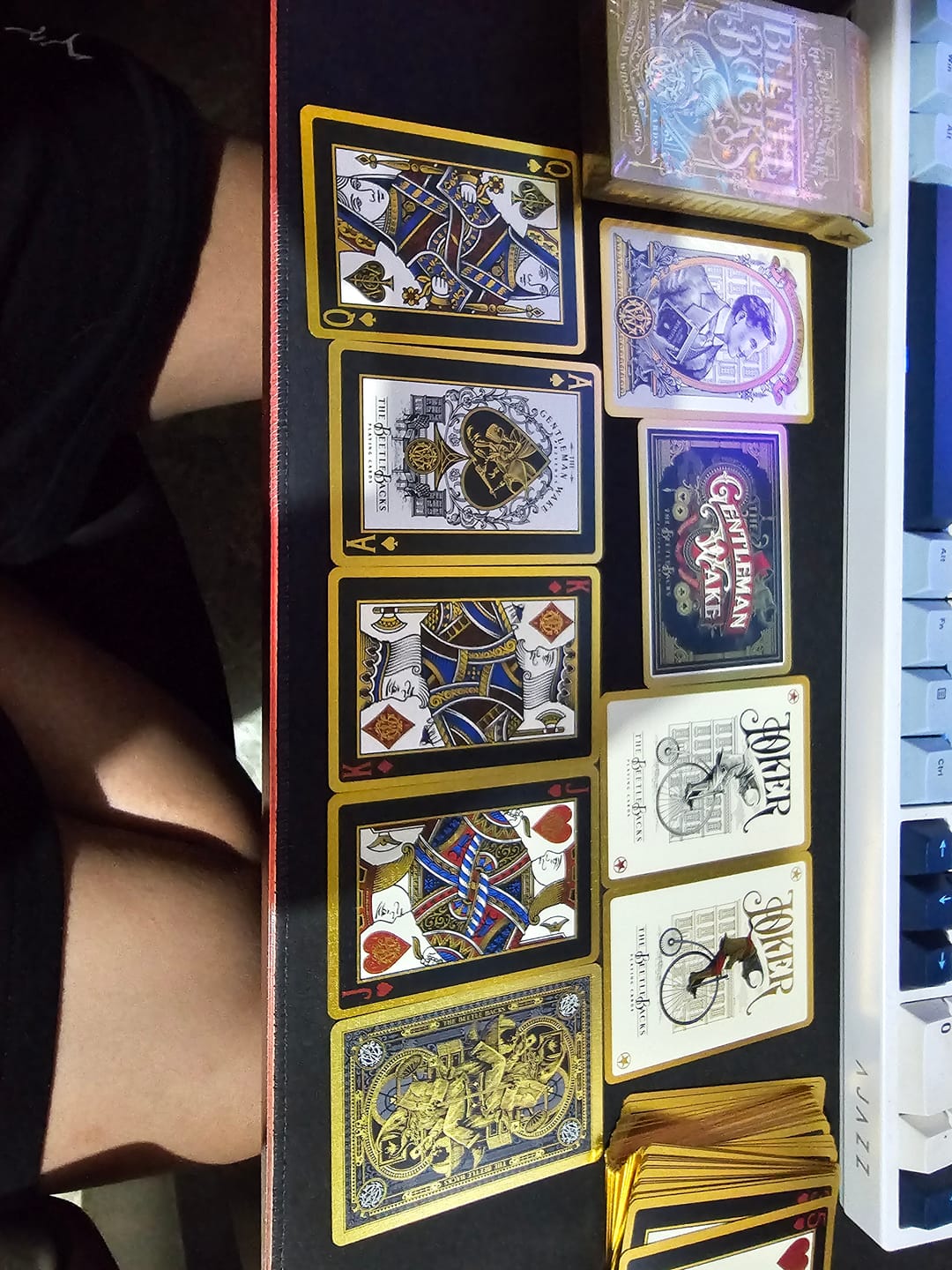 Customer photo review of [IMPERFECT] The Beetle Backs Legacy Edition Playing Cards