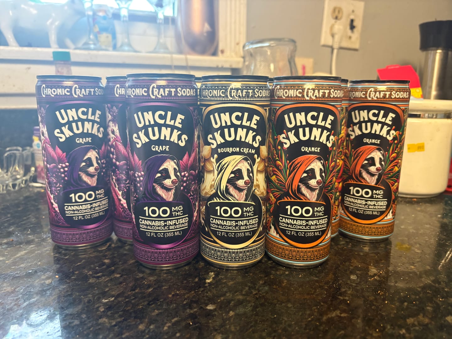 Customer photo review of Bourbon Cream | 100 mg | 12oz Chronic Craft Soda