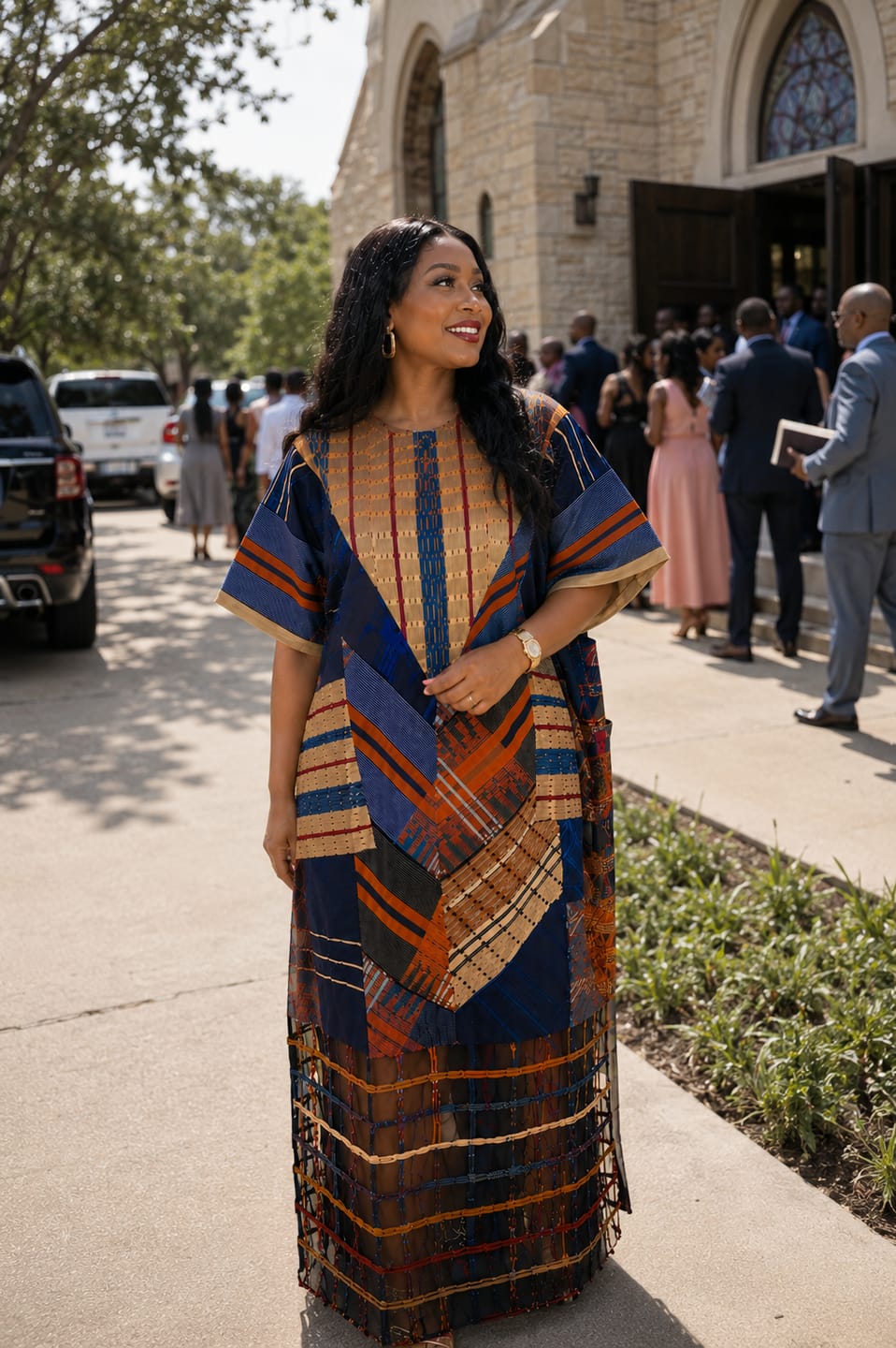 Customer photo review of Oriade Aso-Oke Kente Bubu