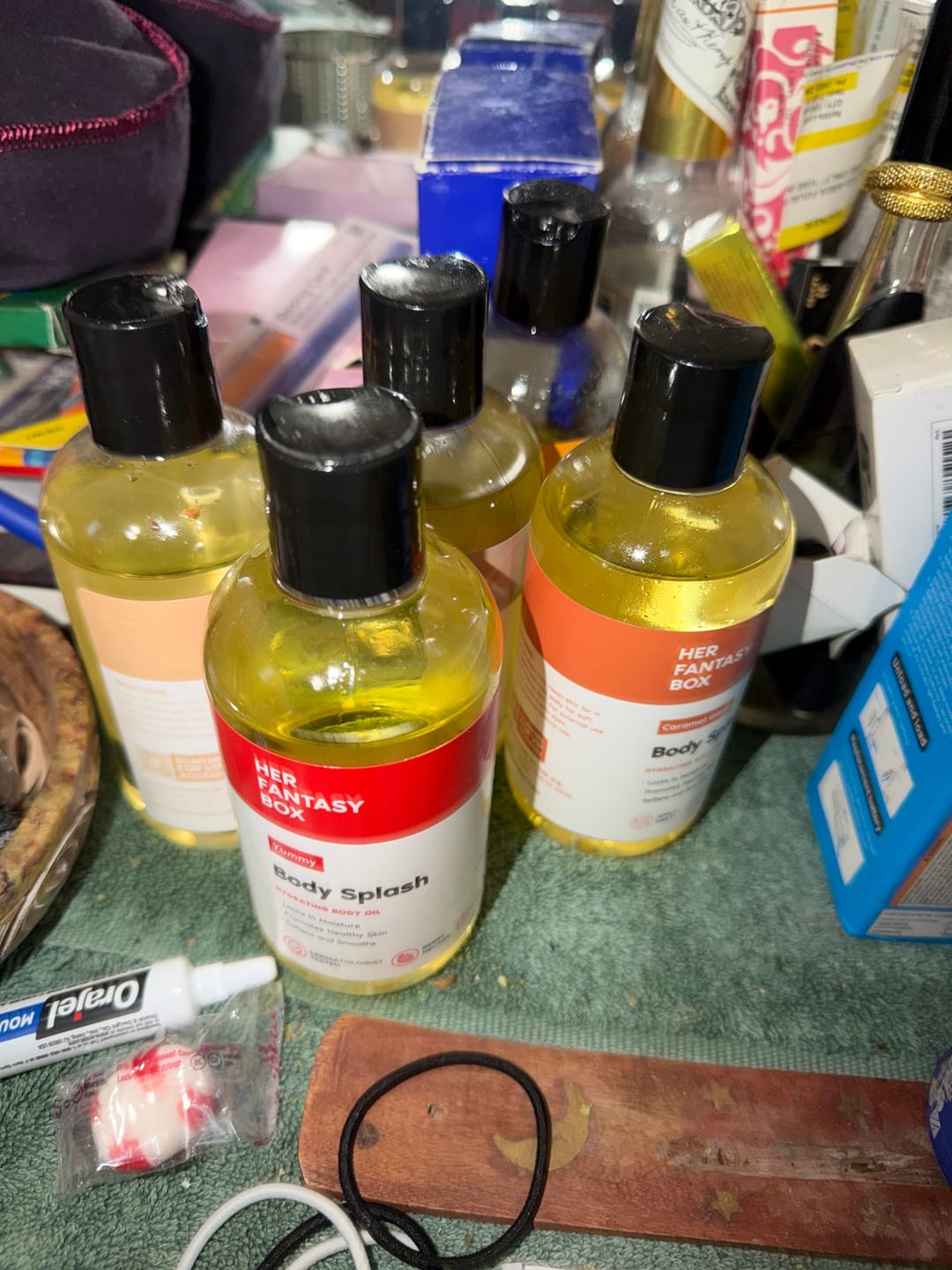 Customer photo review of Sweet Skin Body Oil Bundle