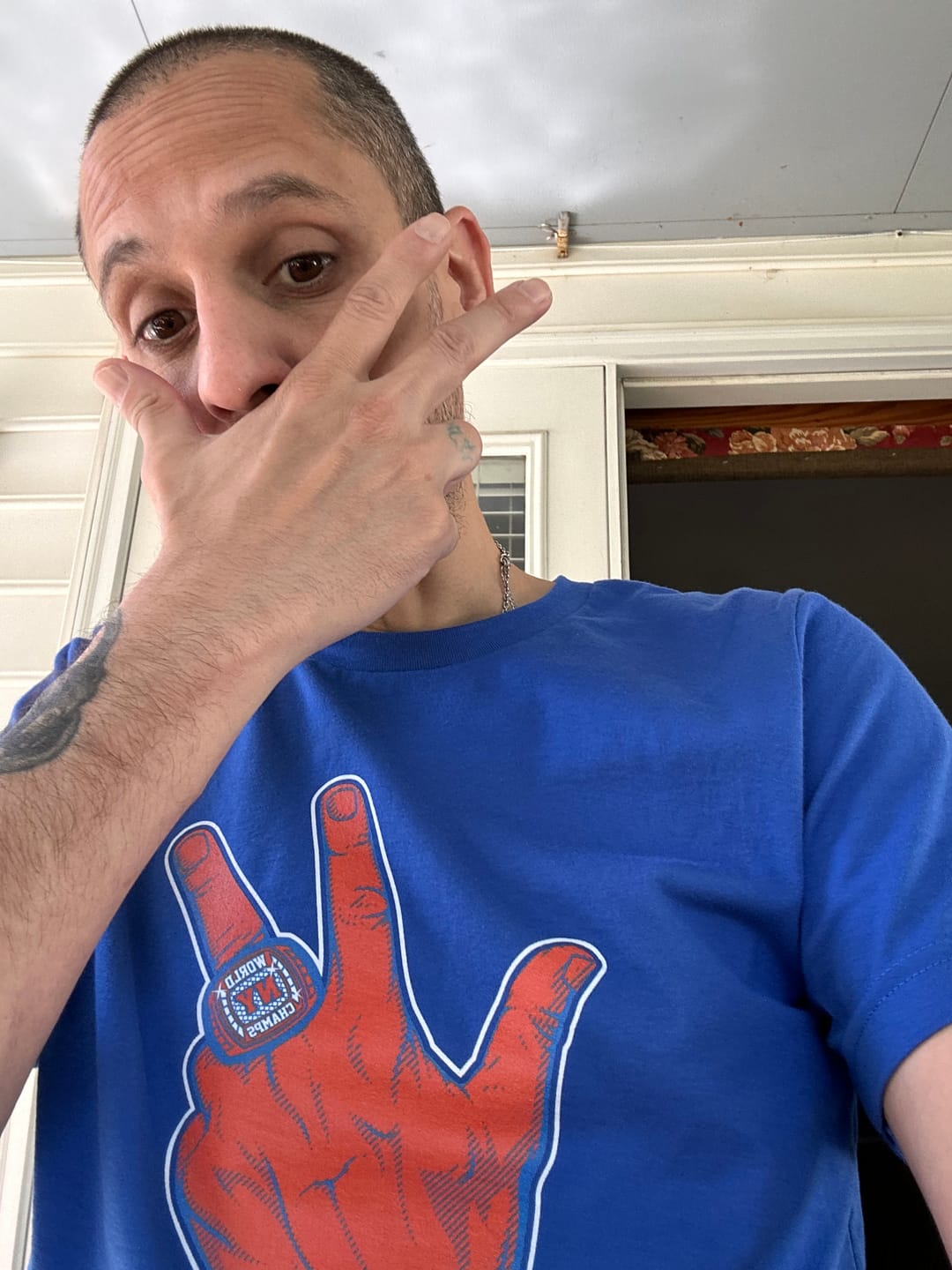 Customer photo review of The King's Ring T-Shirt