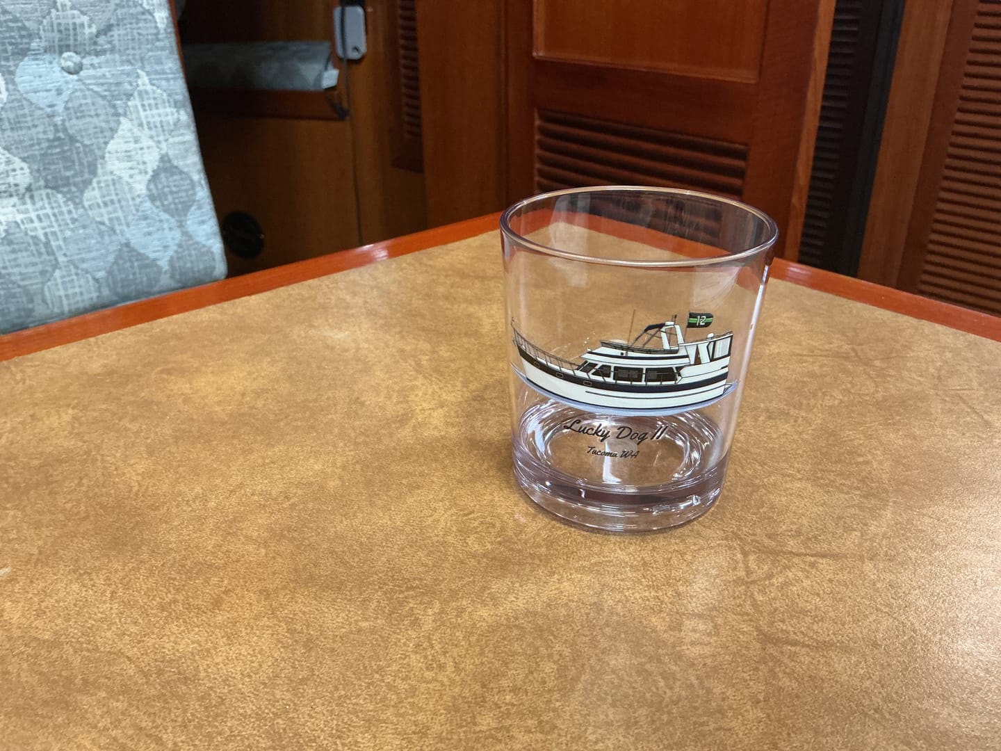 Customer photo review of Custom Plastic Rocks Glass