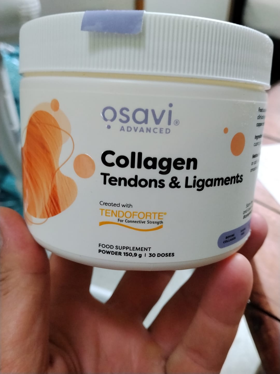 Customer photo review of Collagen TENDOFORTE® - Tendons & Ligaments