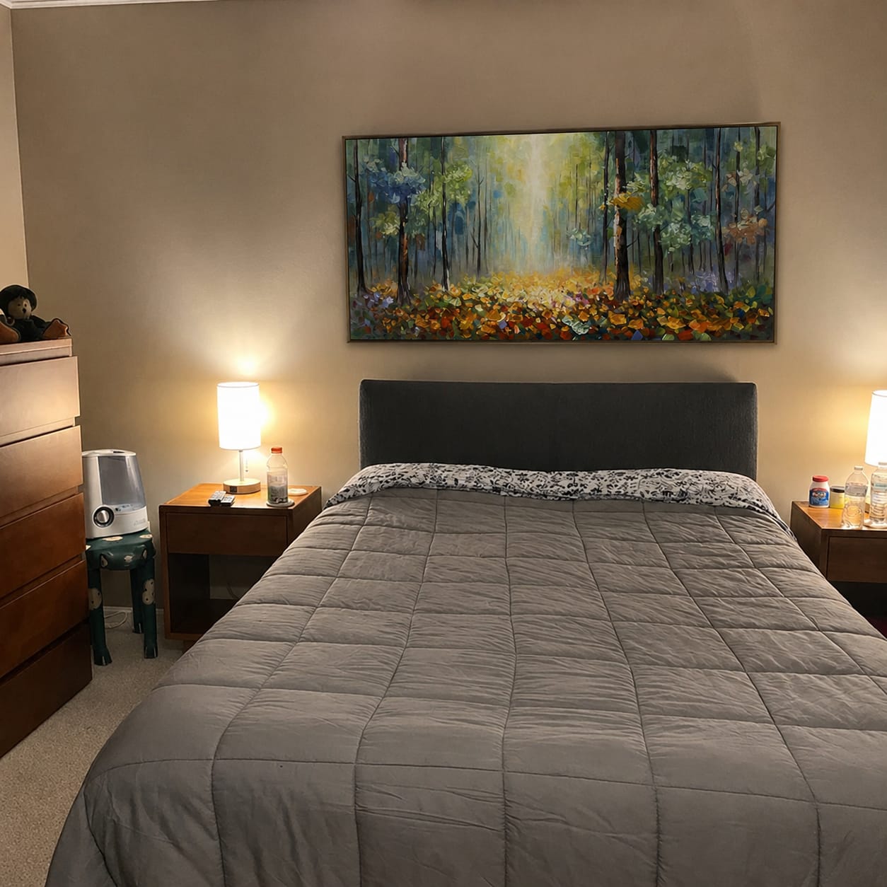 Customer photo review of Colorful Landscape Abstract Wall Art #AP046