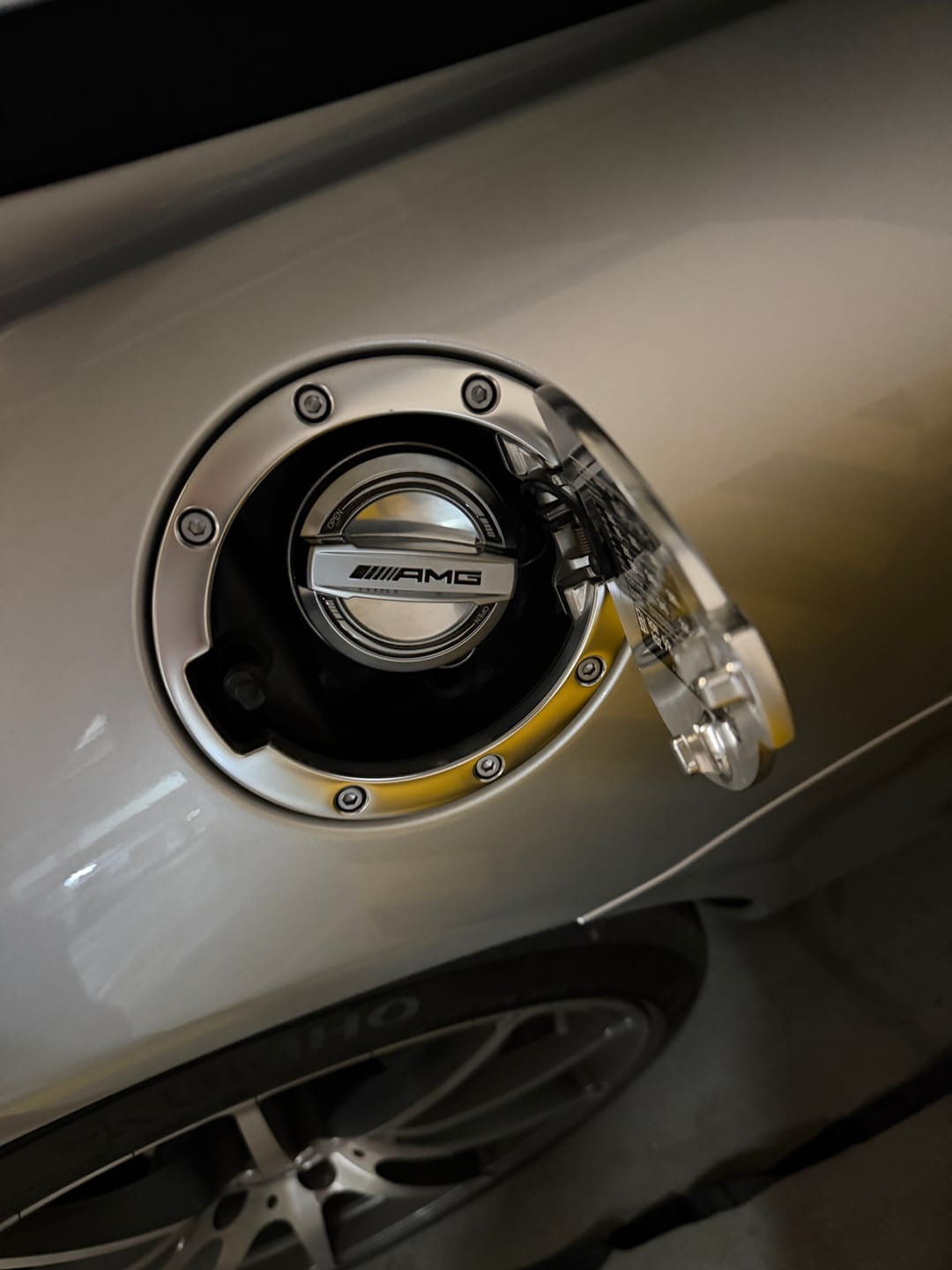 Customer photo review of MERCEDES AMG ALUMINUM FUEL CAP