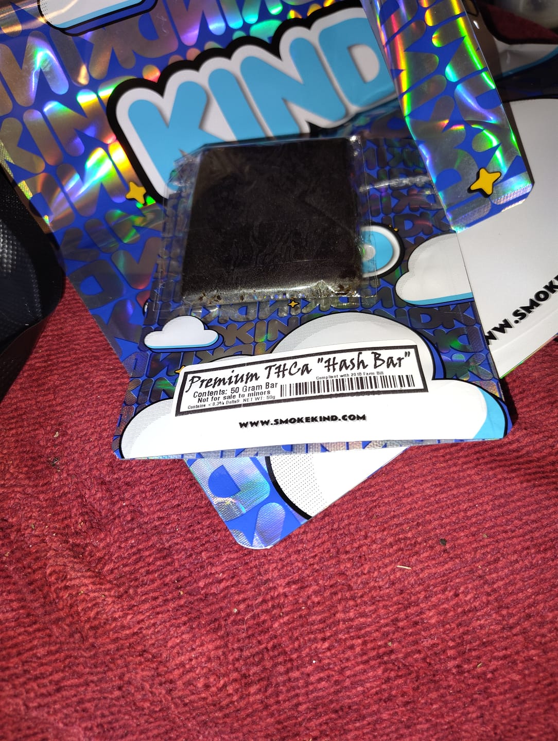 Customer photo review of Premium THCa Hash Bar