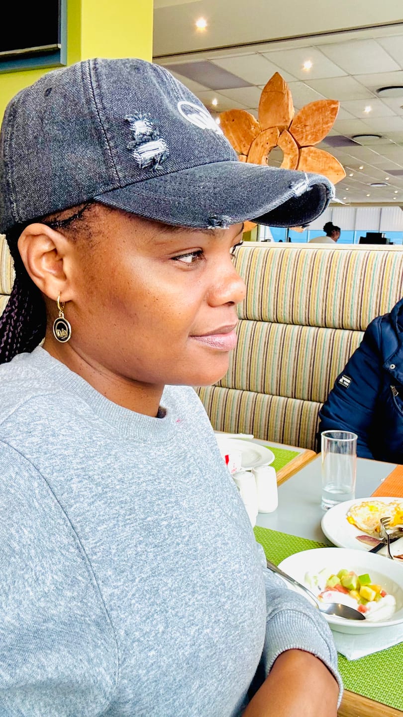 Customer photo review of Era Distressed Black Denim Cap