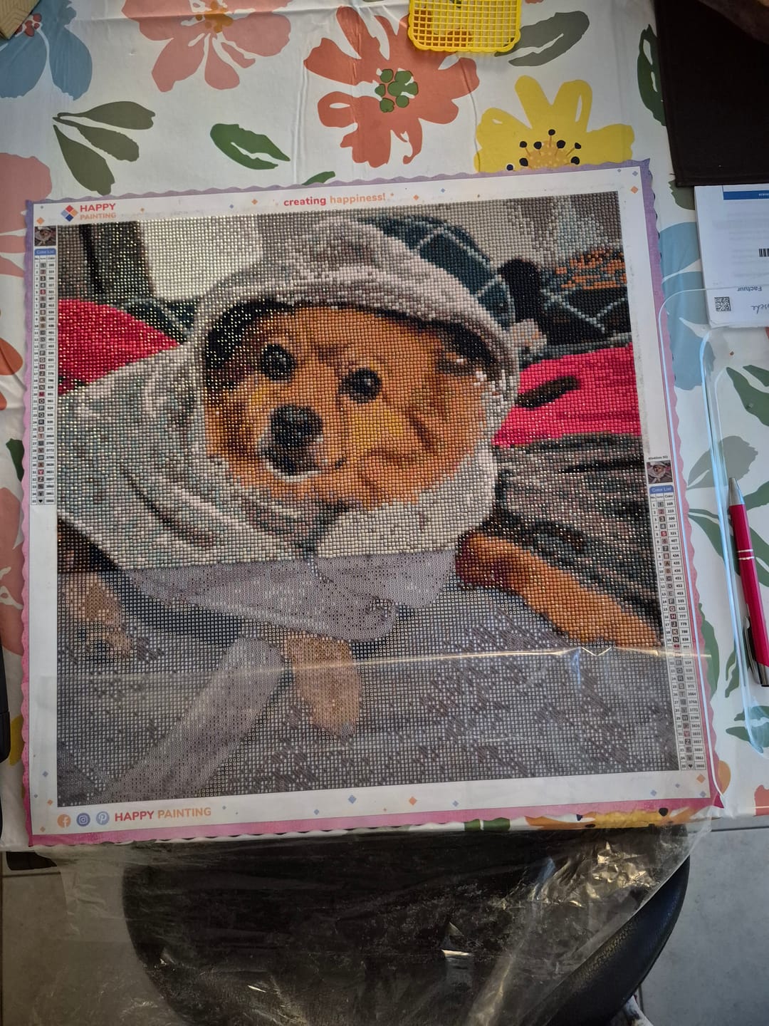Customer photo review of Eigen Foto Diamond Painting