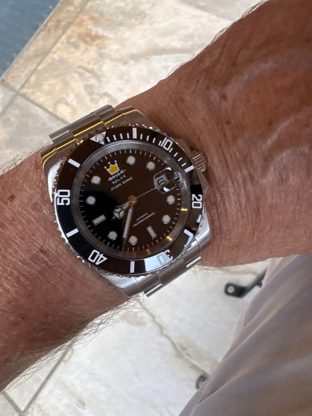 Customer photo review of HYDROCORE CLASSIC WATCH