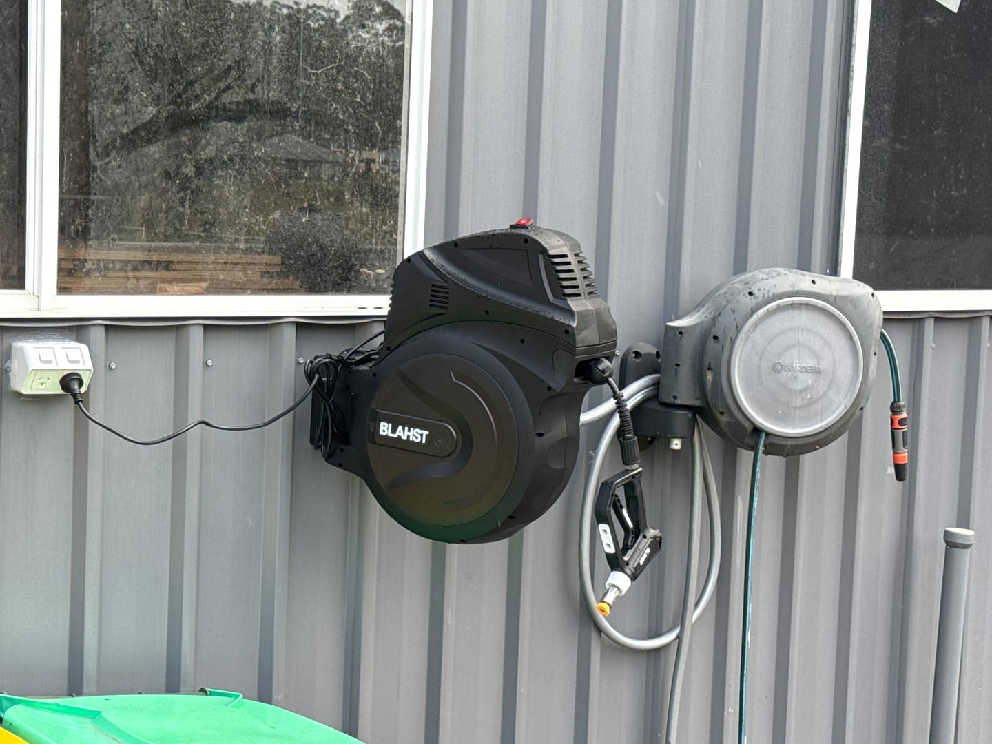 Customer photo review of R30 Wall-Mounted Pressure Washer