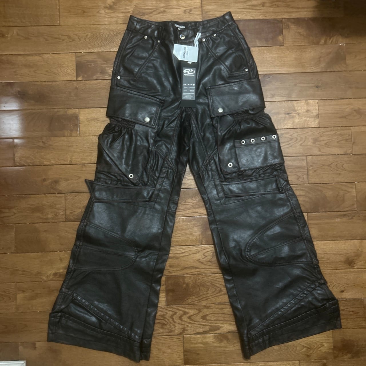 Customer photo review of Beetle Faux-Leather Pants