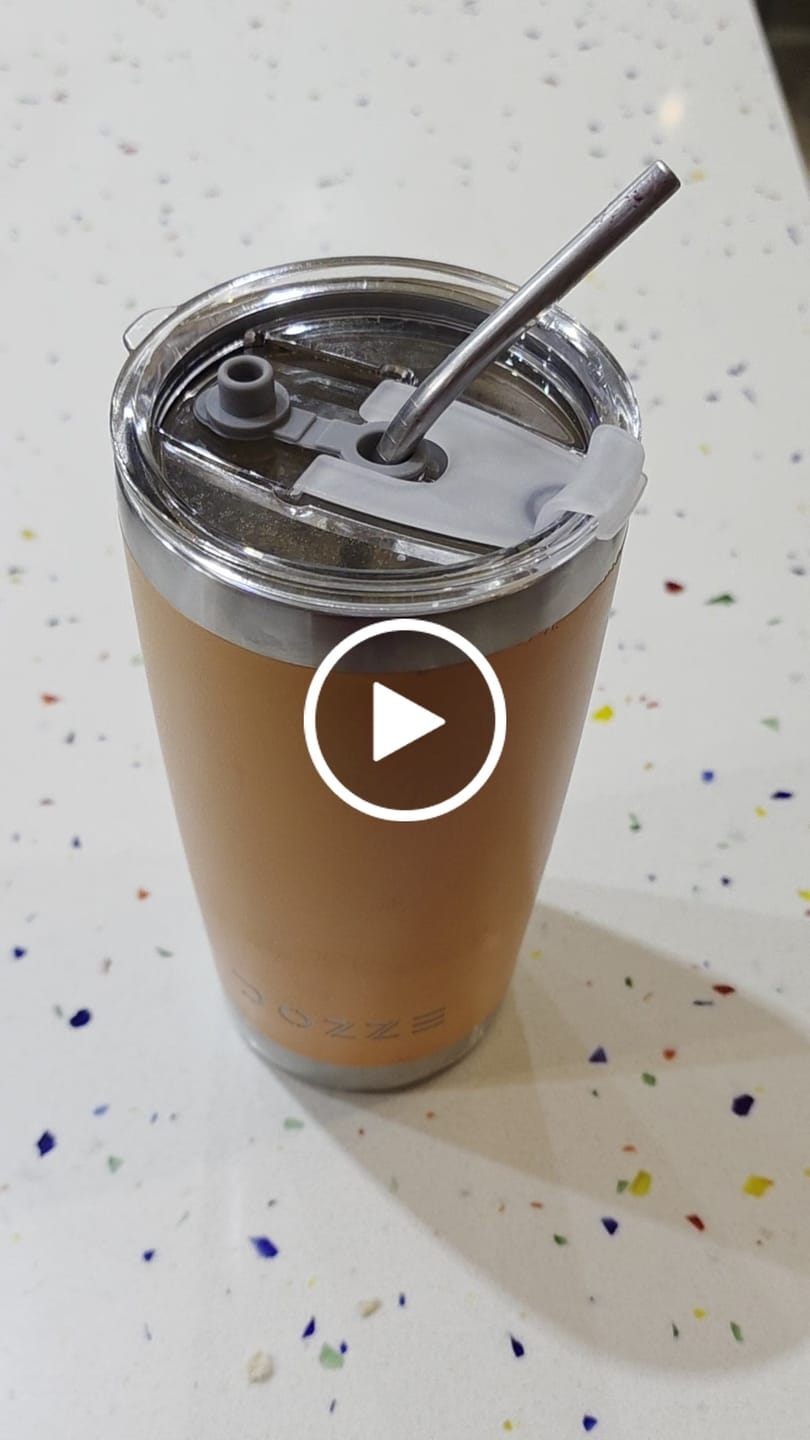 Customer video review of DOZZE Tumbler Lid