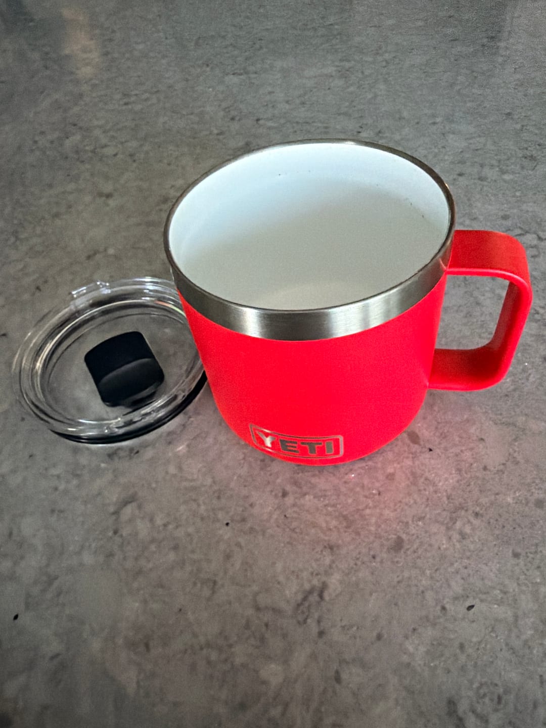 Customer photo review of Rambler® Handle Mug 2.0 with DuraSip™ Ceramic Liner | 14 oz
