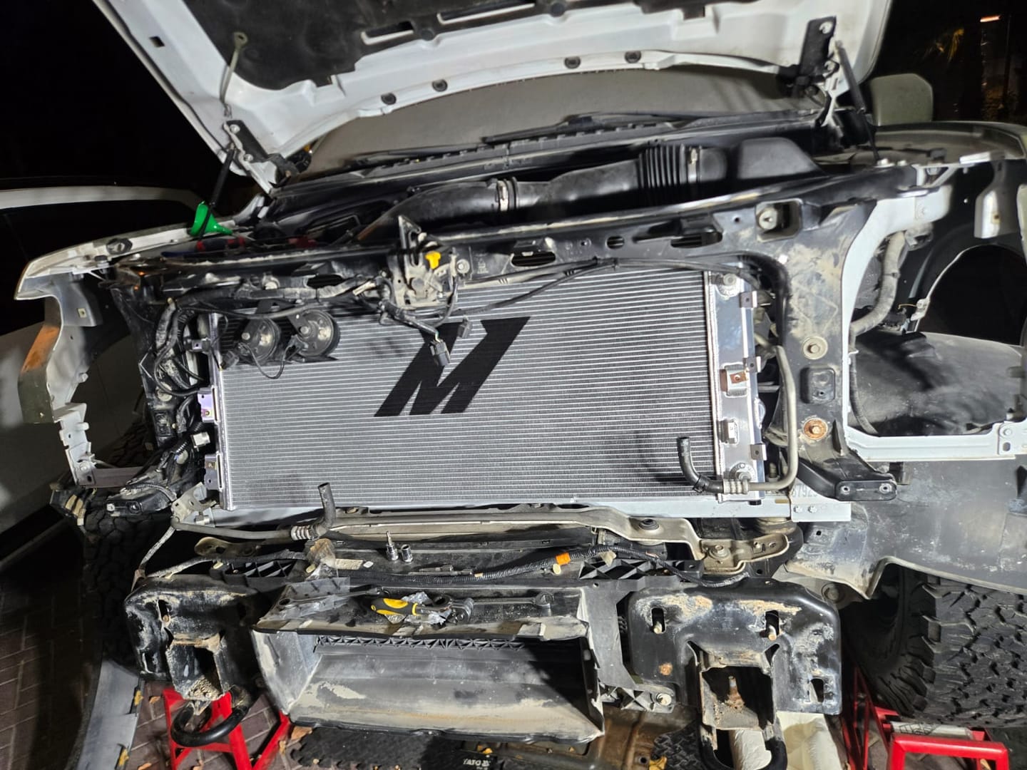 Customer photo review of Mishimoto 2015+ Ford F-150 Performance Aluminum Radiator MMRAD-F150-15