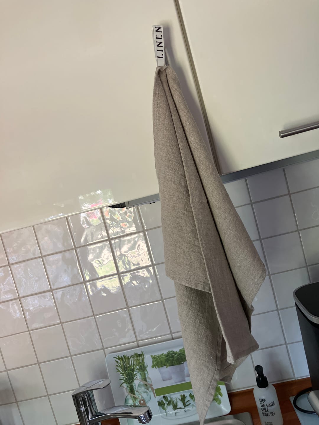 Customer photo review of Leinen-Geschirrtuch, Natural