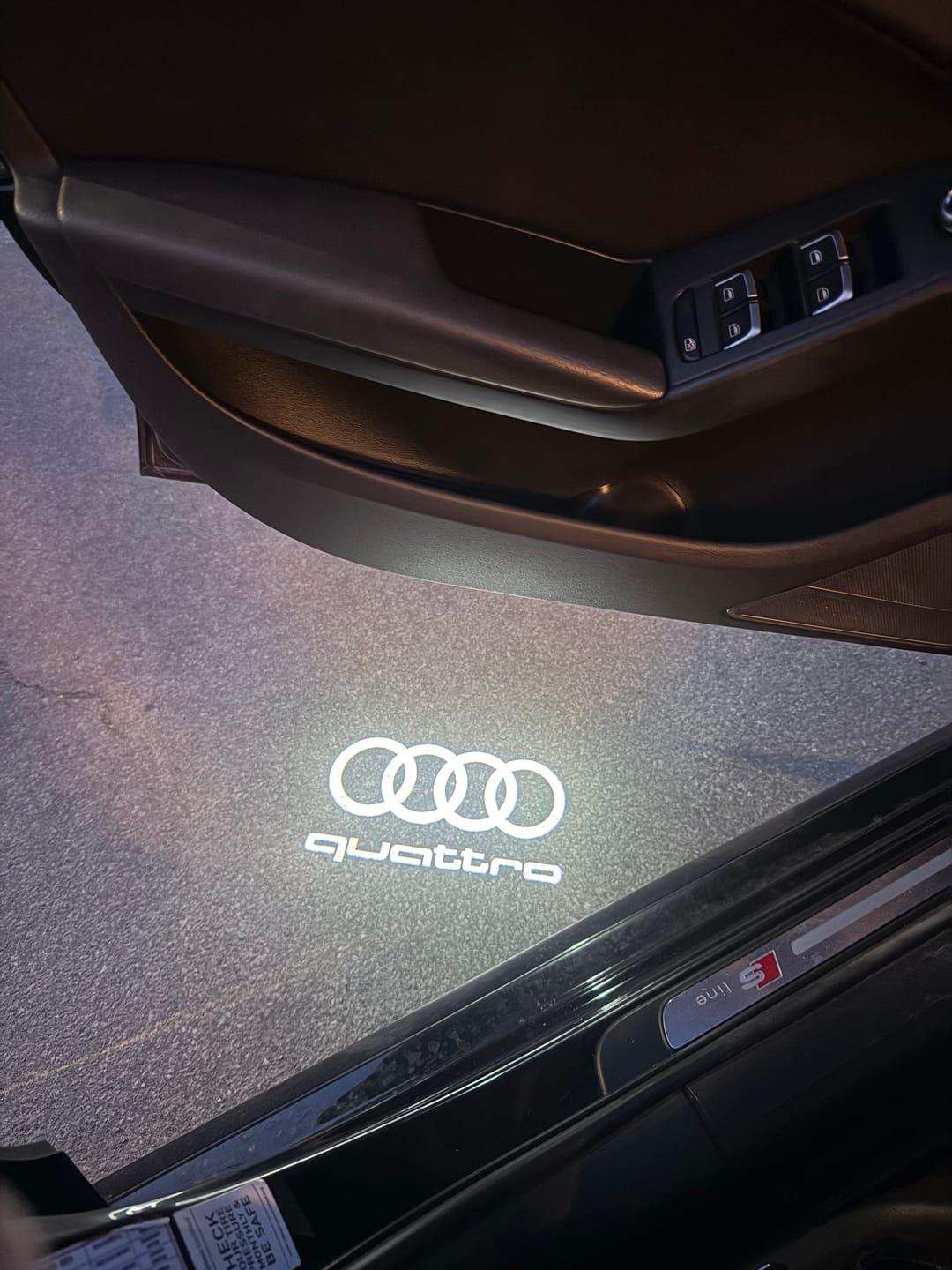 Customer photo review of AUDI DOOR LIGHTS
