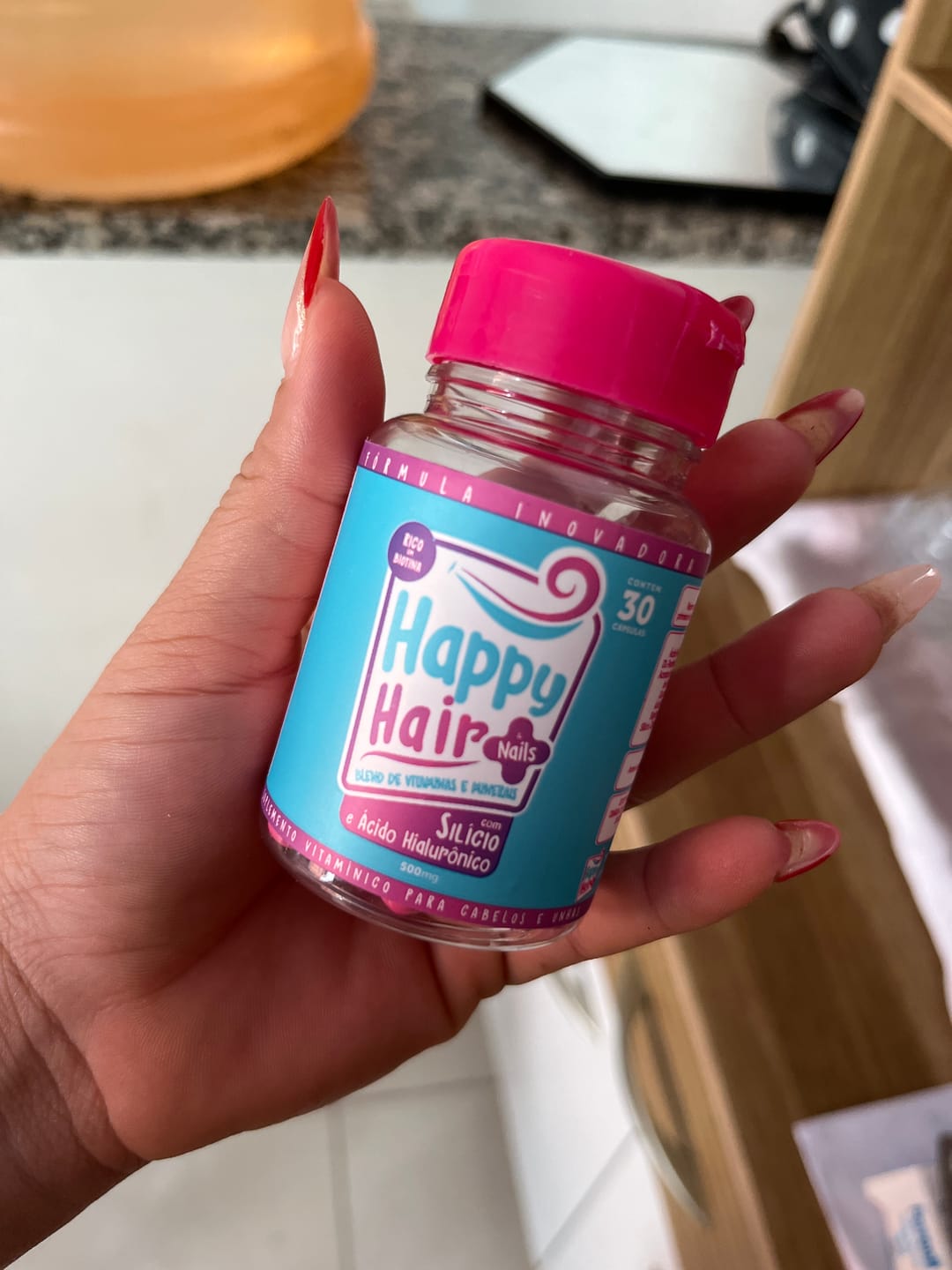 Customer photo review of Happy Hair 2 Potes