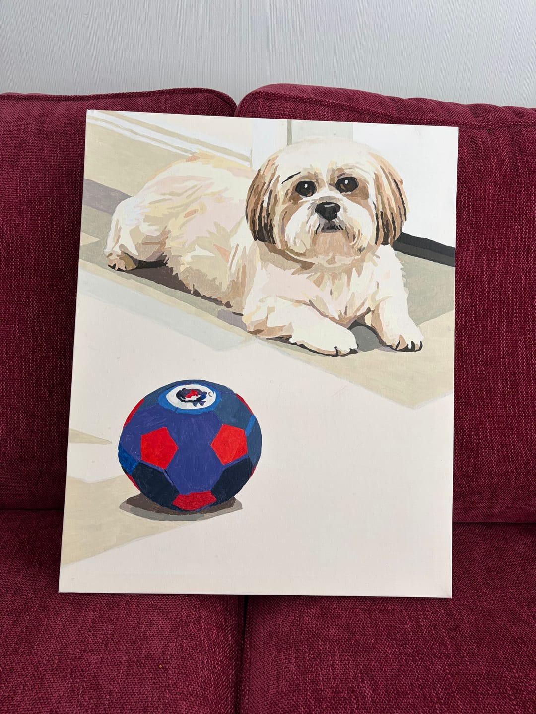 Customer photo review of Custom Paint By Numbers Kit