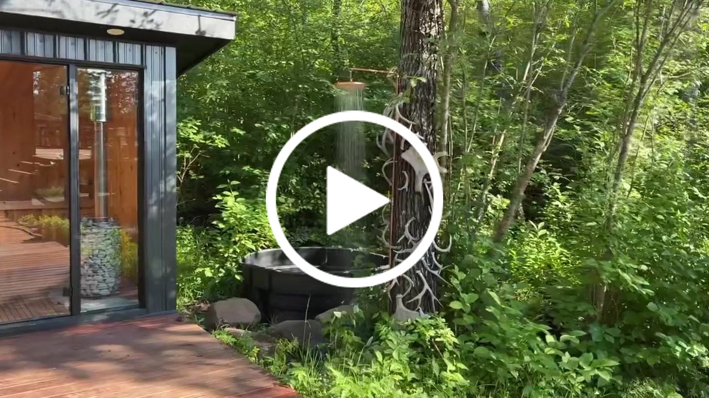 Customer video review of Handmade Copper Outdoor Rain Shower Head