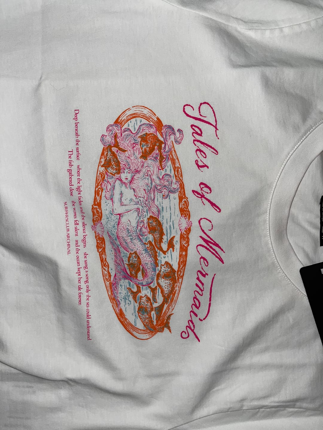 Customer photo review of Mermaid Tales — Baby Tee