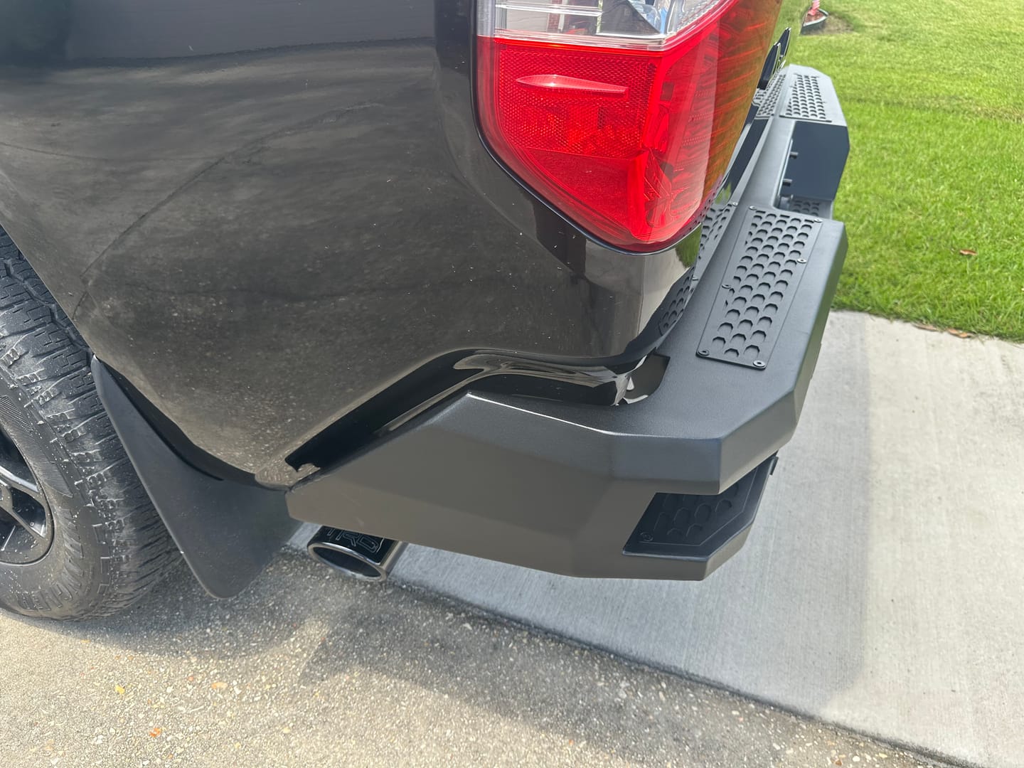 Customer photo review of Rough Country 10778 Rear Bumper | Toyota Tundra 2WD/4WD (2014-2021)