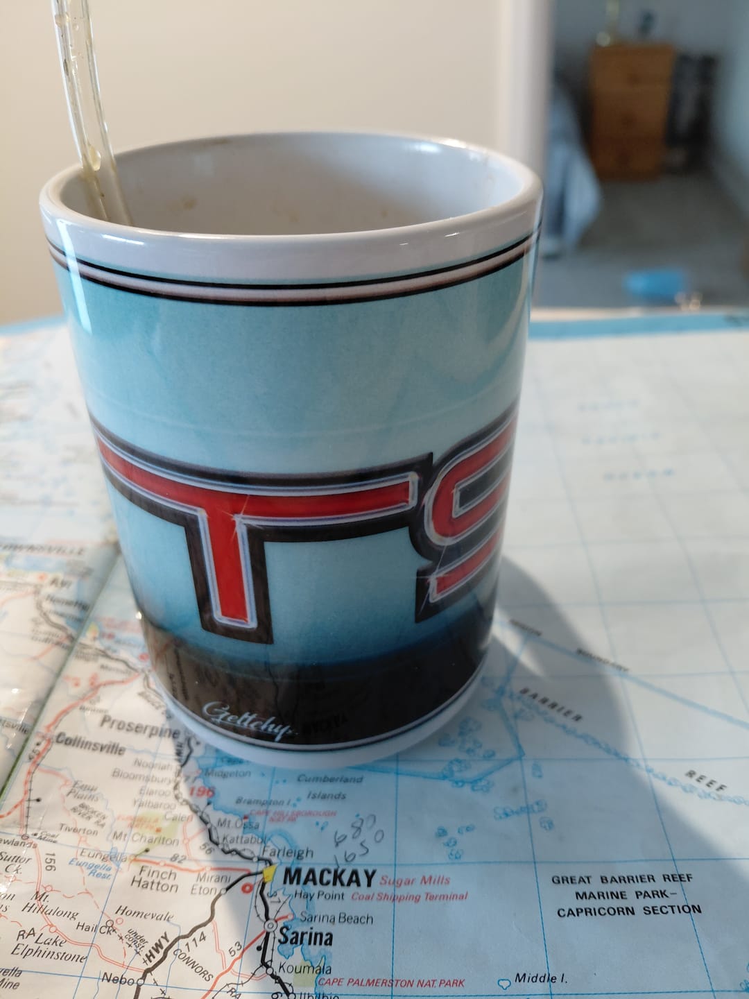 Customer photo review of GTS HQ Holden Monaro Badge 15oz Premium Coffee Mug – Australian Made Automotive Art for Holden Fans & Street Machine Lovers