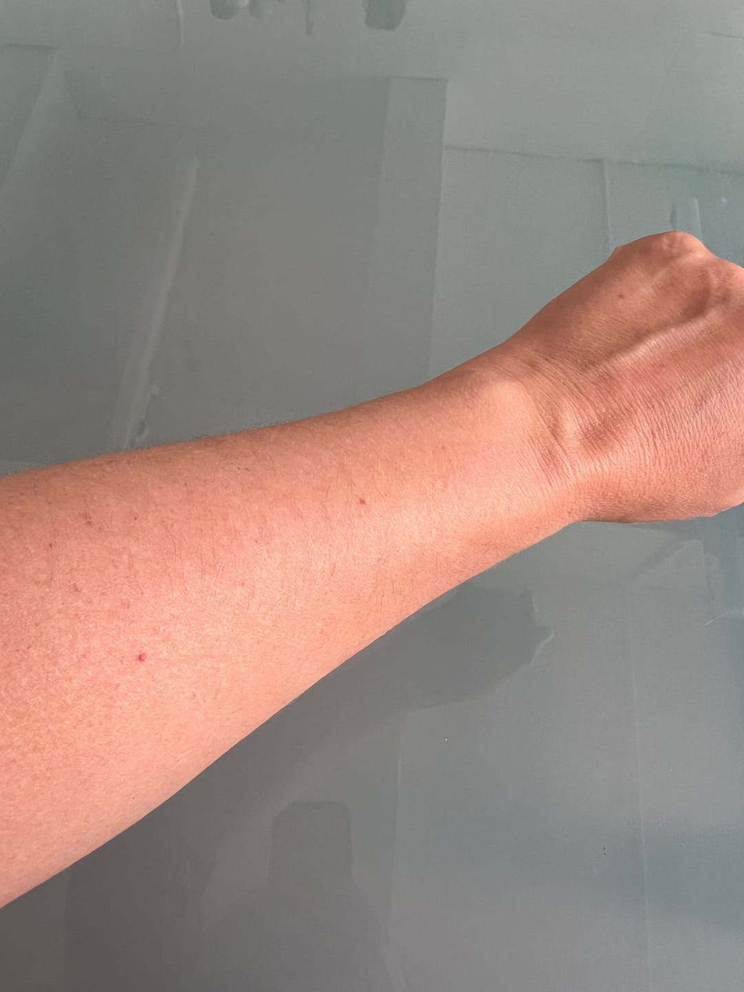 Customer photo review of Natural Mineral Sunscreen Lotion