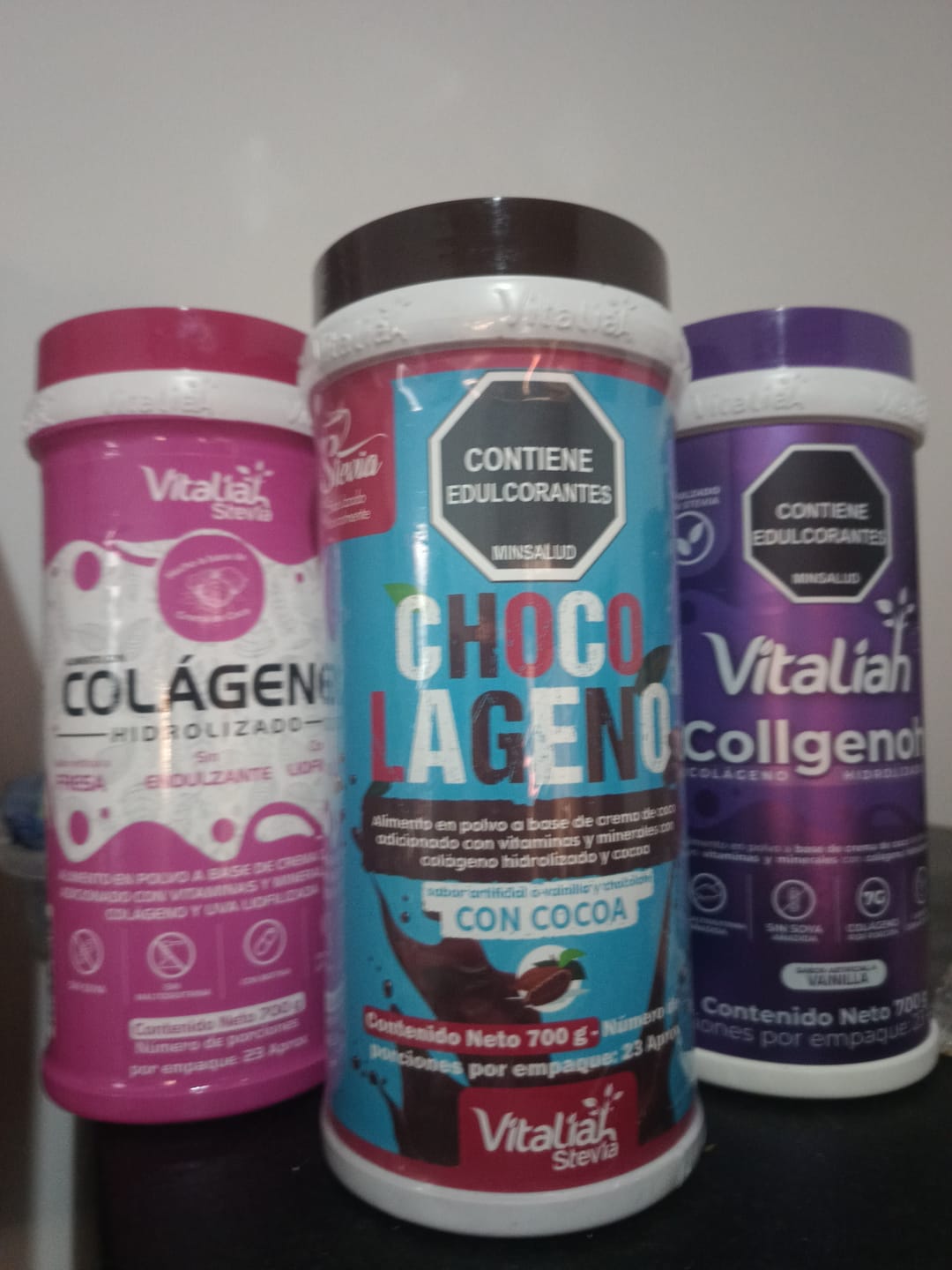 Customer photo review of Arma tu combo x3 de Colágenos Hidrolizados
