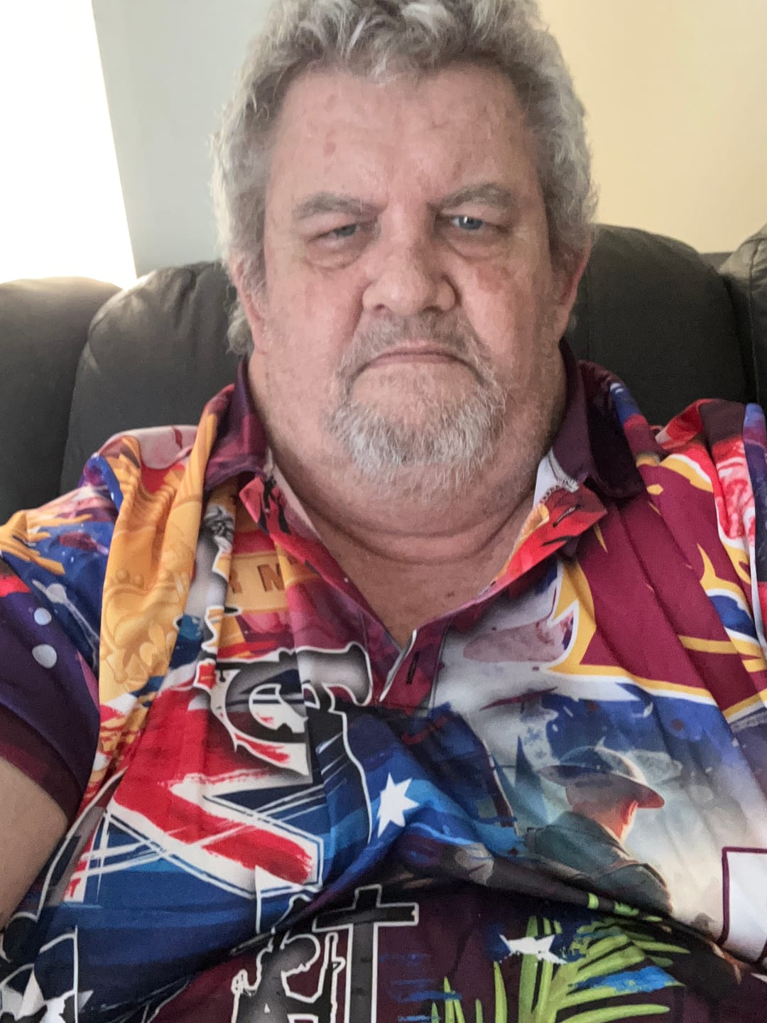 Customer photo review of Personalised Australia Rugby Broncos ANZAC Polo Shirt Brisbane Scratch Style DT02