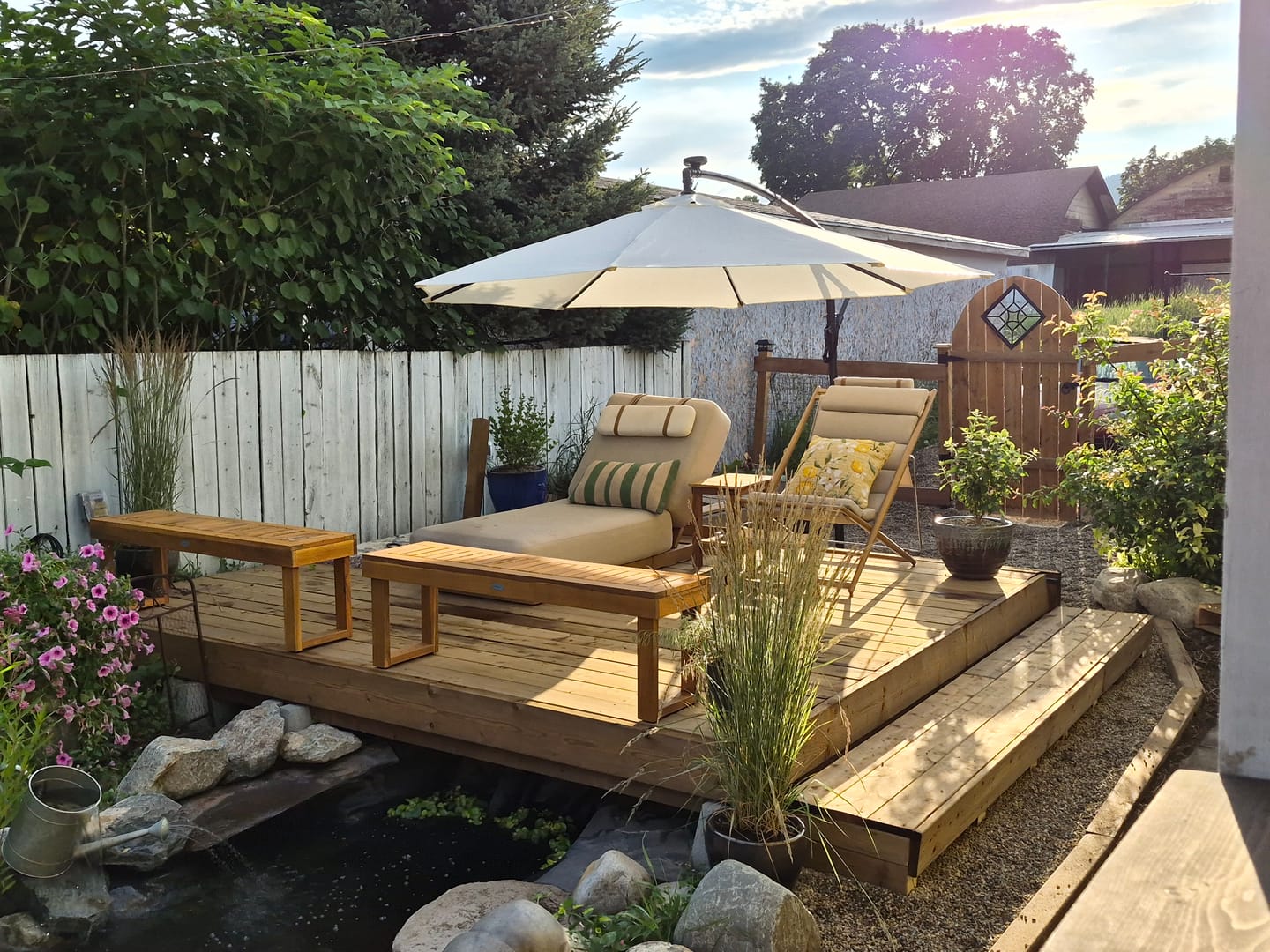 Customer photo review of Solaris Outdoor Chaise Lounge