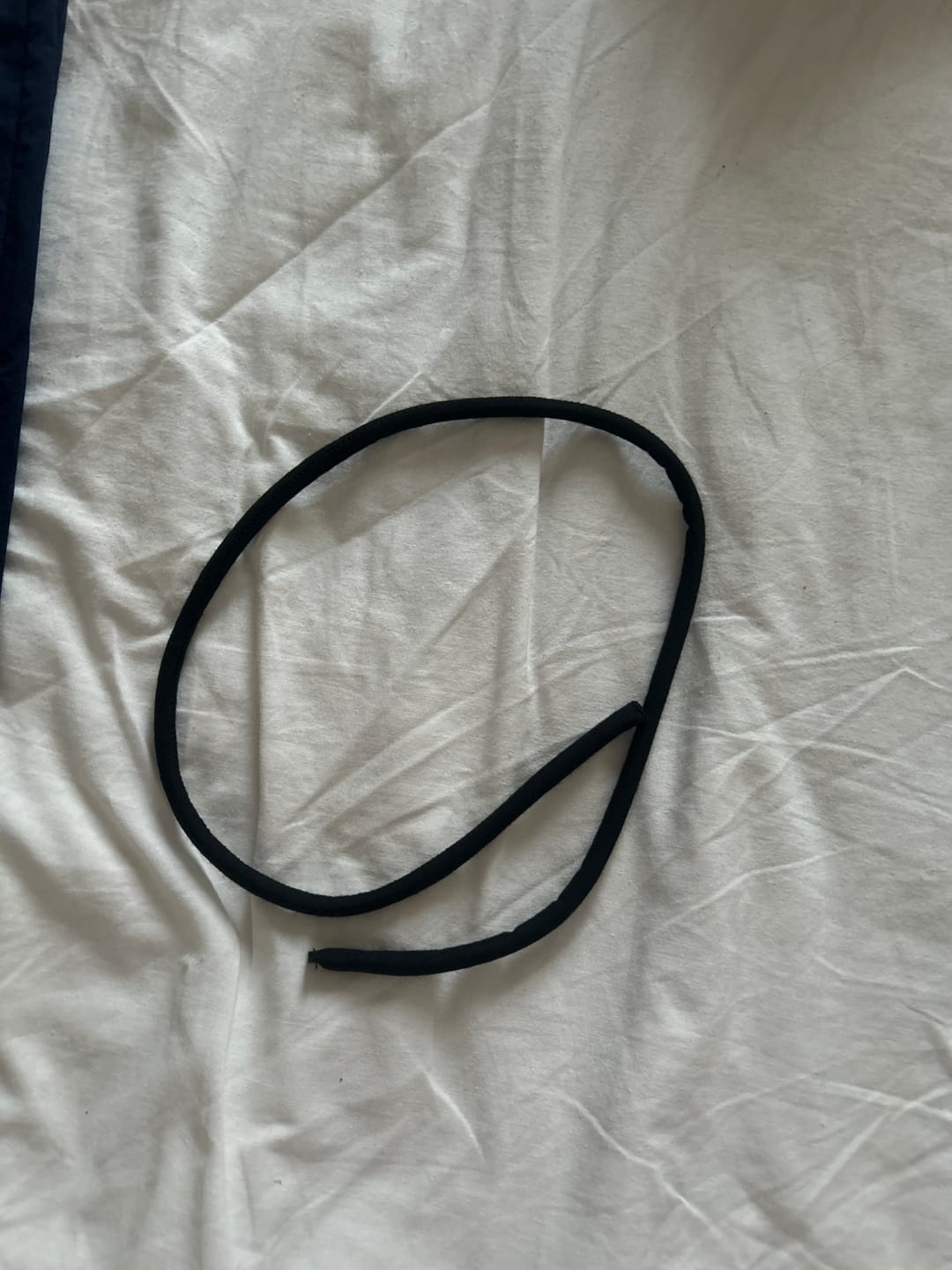 Customer photo review of CORDONCINO LINO NERO