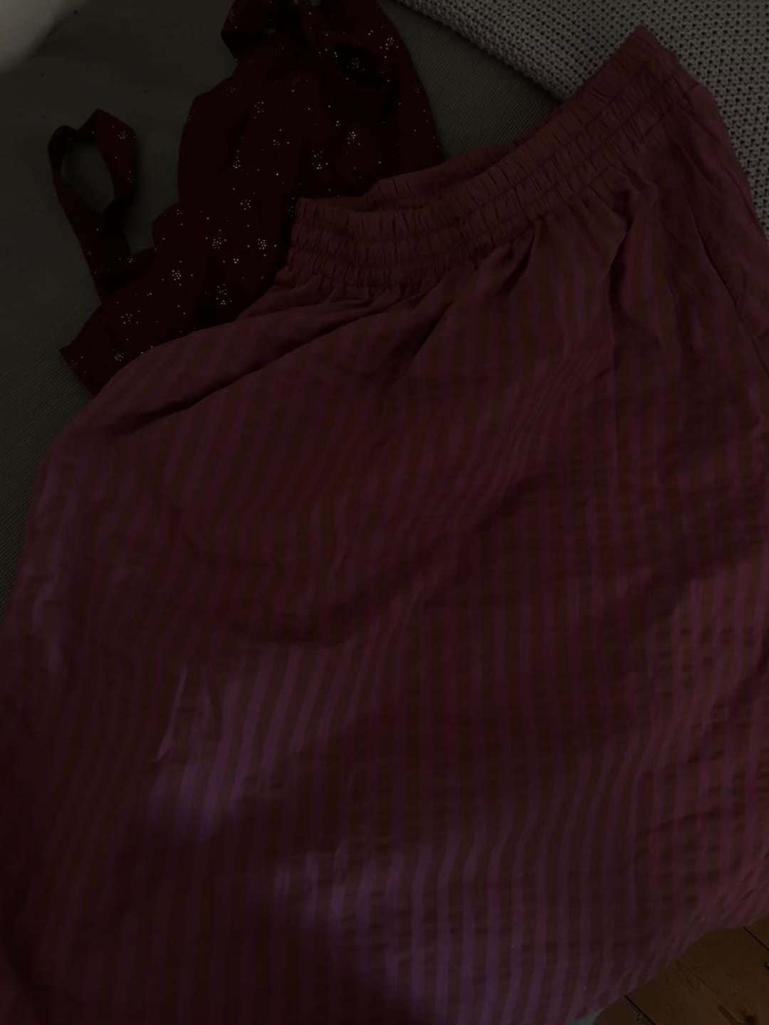 Customer photo review of Jupe Tao — Viscose Palazzo nomade