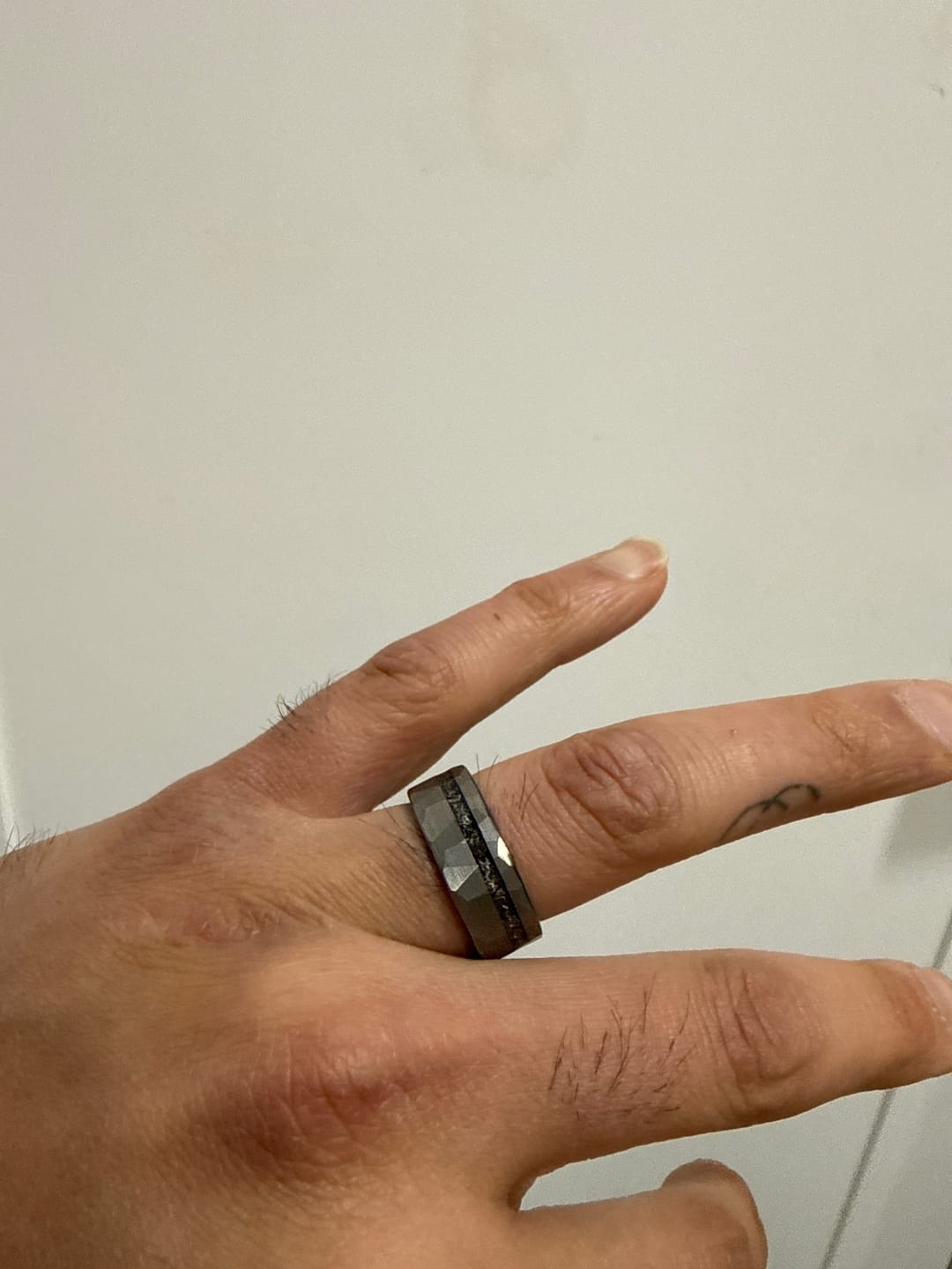 Customer photo review of Hammered Meteorite