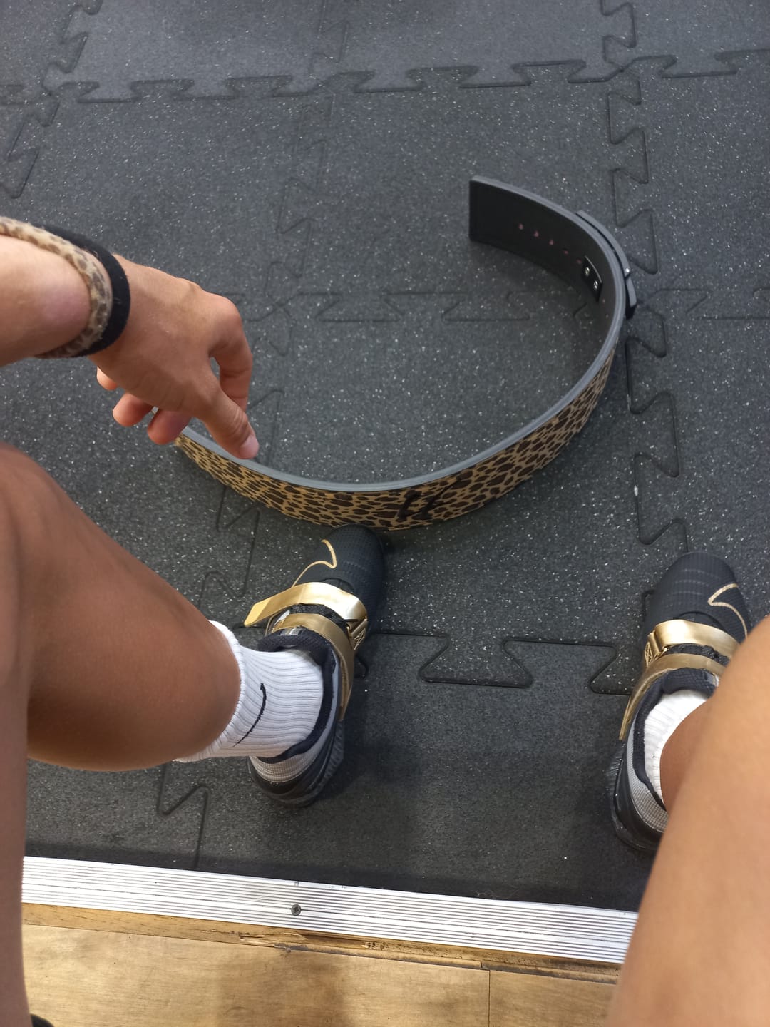 Customer photo review of Leopard Print Lever Belt, 10mm - IPF Approved