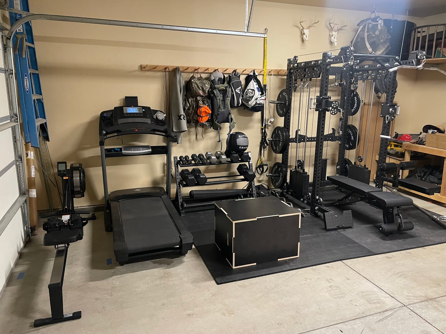 Customer photo review of HD1 Squat Rack Functional Trainer