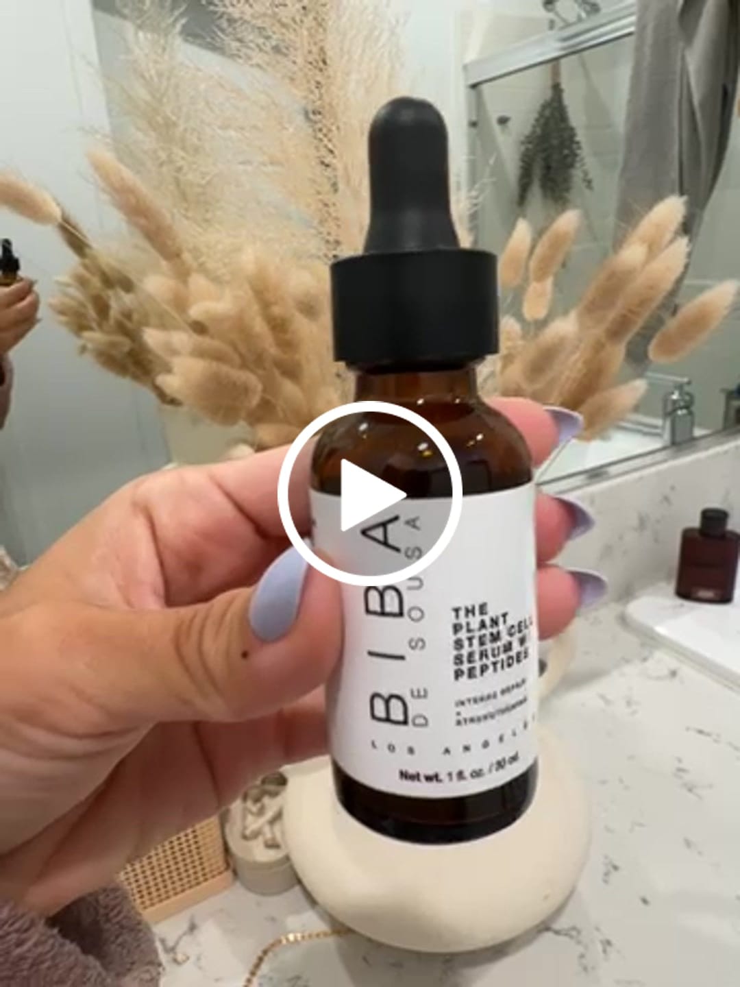 Customer video review of The Plant Stem Cell Serum with Peptides
