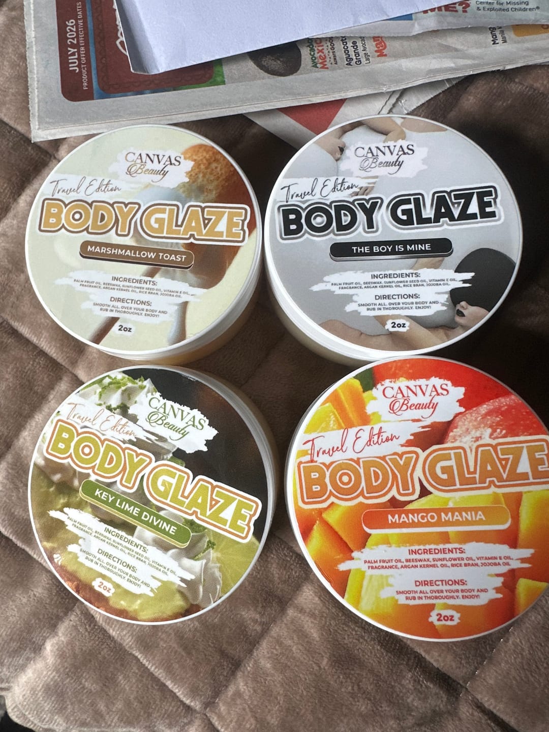 Customer photo review of (NEW) TRAVEL GLAZE: MANGO MANIA