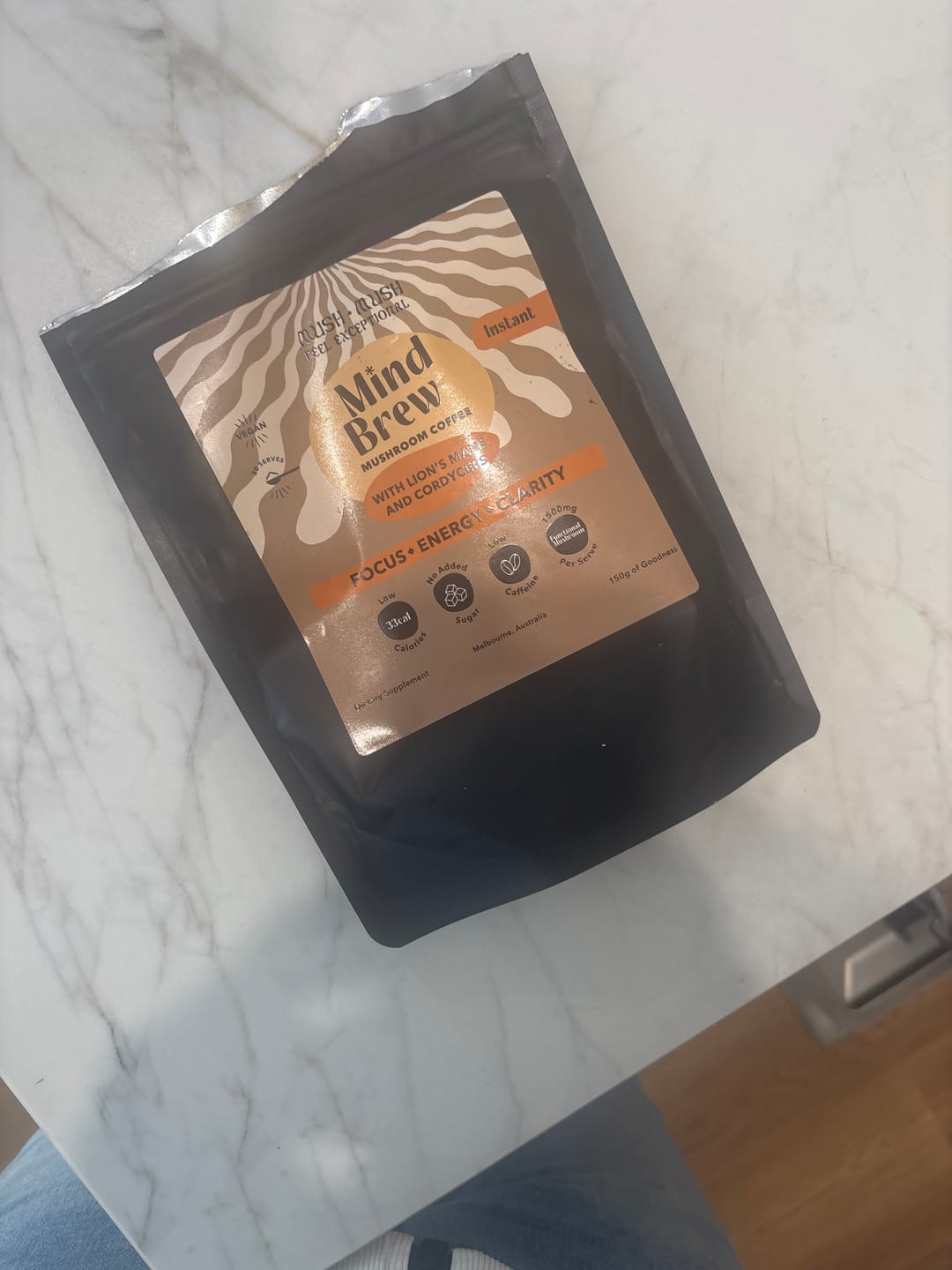 Customer photo review of Mind Brew – Clean Focus & Energy Coffee