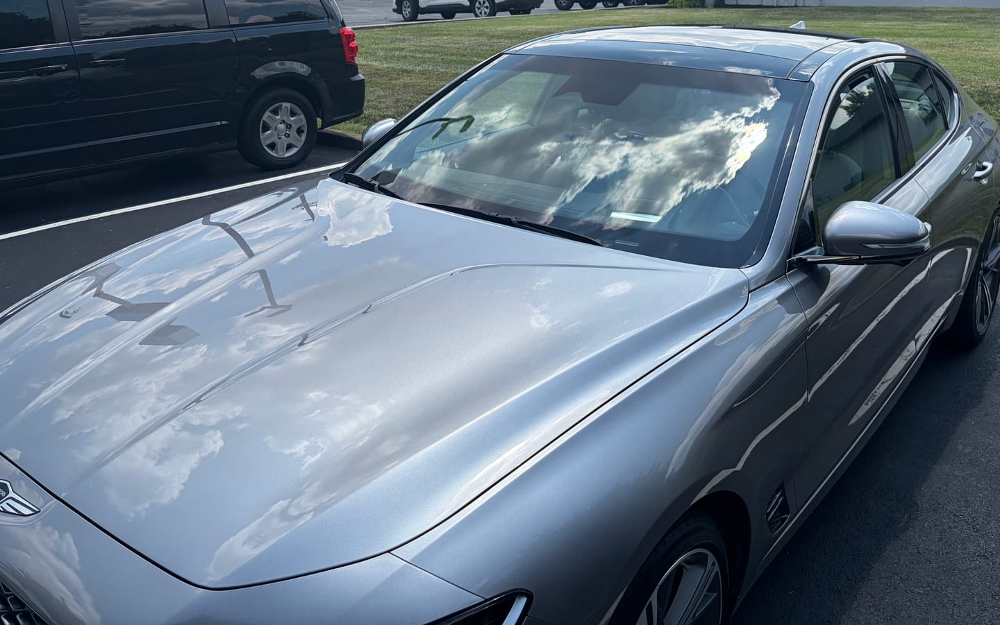 Customer photo review of Diamond Shine Glass Cleaner