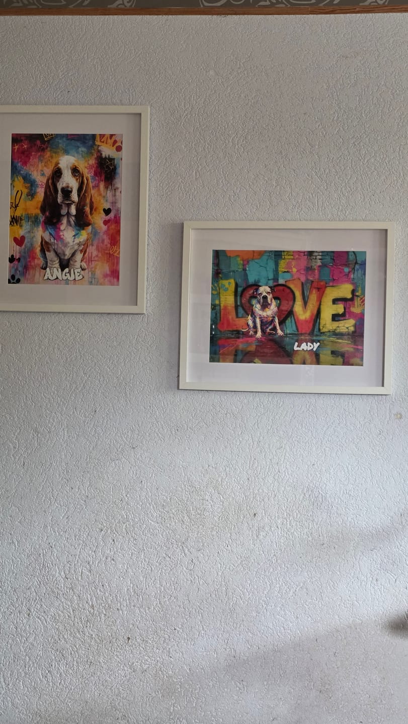 Customer photo review of Graffiti - Gepersonaliseerde Poster