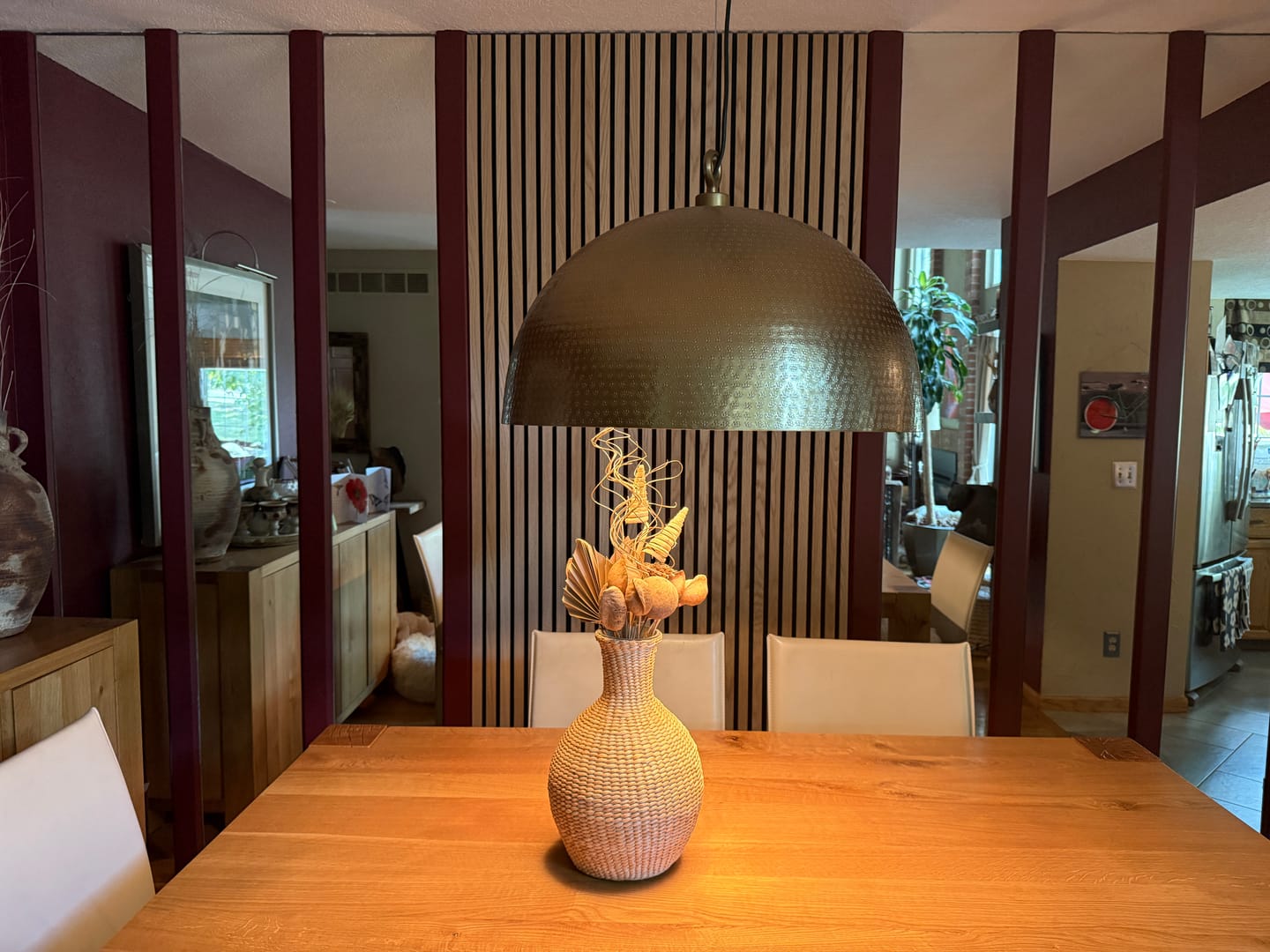 Customer photo review of Sample - Slat Wall Panel | Natural Gray Oak