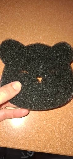 Customer photo review of FluffCatcher — Reusable Pet Hair Remover for Laundry