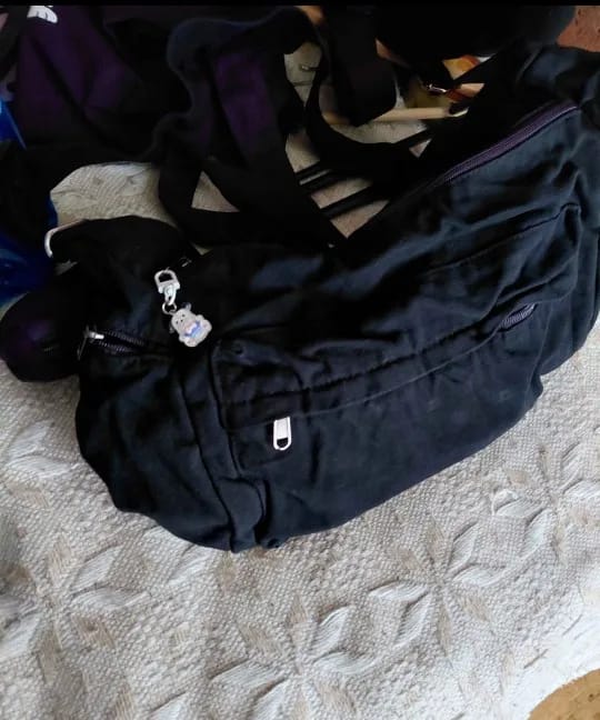 Customer photo review of Women's Cotton Canvas Messenger Bag